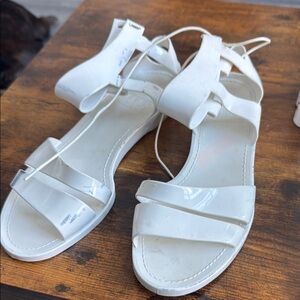 See By Chloe White Sandals Open-Toe Design